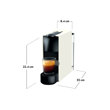 Cafetera Nespresso Essenza Mini Blanco+espumadera Aeroccino