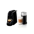 Cafetera Nespresso Essenza Mini Piramidal Negro + Aeroccino