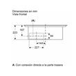 Anafe Eléctrico Inducción Con Extractor Bosch Pvq731f25e