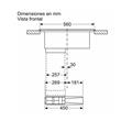 Anafe Eléctrico Inducción Con Extractor Bosch Pvq731f25e