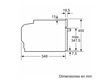 Horno Eléctrico Con Microondas Bosch Cmg7761b1 Empotrable
