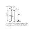 Heladera No Frost Bosch Kfn96vpea Multi Puerta Acero Inox