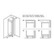 Heladera No Frost Bosch Kin86add0 Integrable Combi Serie 6