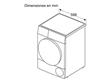 Secarropas Automático Bosch Wtr83200es 8 Kg Serie 4 Blanco