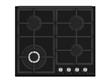 Anafe A Gas Cocina Predicta Pd-ag60n 4 Hornallas 60 Cm