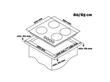 Anafe A Gas Cocina Predicta Pd-ag60n 4 Hornallas 60 Cm