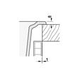 Bacha Cocina Simple Pileta Hafele Horizon Cuarzo Escurridor