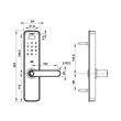 Cerradura Digital Dl 7100 Hafele Inteligente Huella