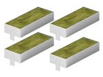 Set Filtros De Carbono Bosch Para Recirculacion Hez9vrcr1