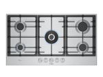 Anafe A Gas Cocina Bosch 5 Hornallas Serie 6 Pcr9a5i90 90 Cm