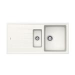 Bacha Cocina Doble Pileta Hafele Magnum Cuarzo C/ Escurridor