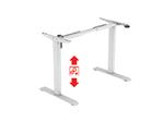 Escritorio Regulable En Altura Eléctrico Hafele 70kg Blanco