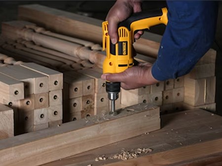 TALADRO PERCUTOR DEWALT INALÁMBRICO DWD024 710W 13MM 200V