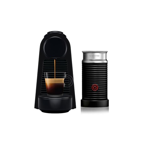 Cafetera Nespresso Essenza Mini Piramidal Negro + Aeroccino