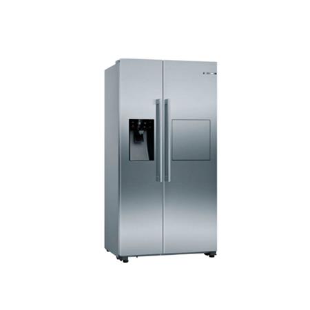 Heladera No Frost Bosch Kag93aiep Doble Puerta Acero Inox