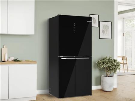 Heladera No Frost Bosch Kmc85lbea Multi Puerta Cristal Negro
