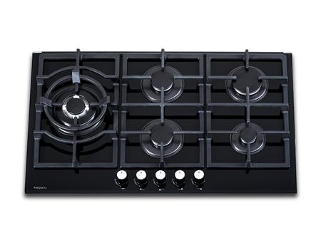 Anafe A Gas Cocina Predicta Pd-ag90n 5 Hornallas 90 Cm Negro