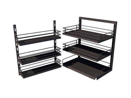 Despensa Extraíble Baja Hafele 546.17.001 600mm 5 Canastos