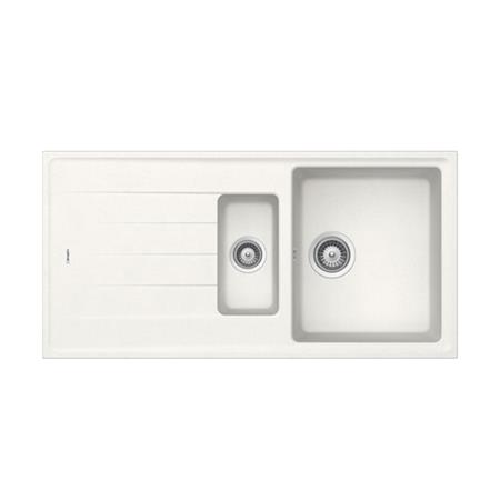 Bacha Cocina Doble Pileta Hafele Magnum Cuarzo C/ Escurridor